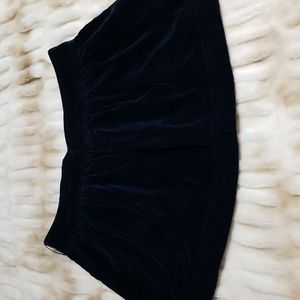 ABERCROMBIE AND FITCH Blue Velvet Skirt Sz 2